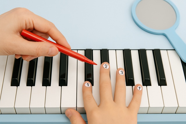piano finger number guide